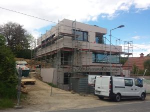 Izdelava fasade pri novogradnji 02